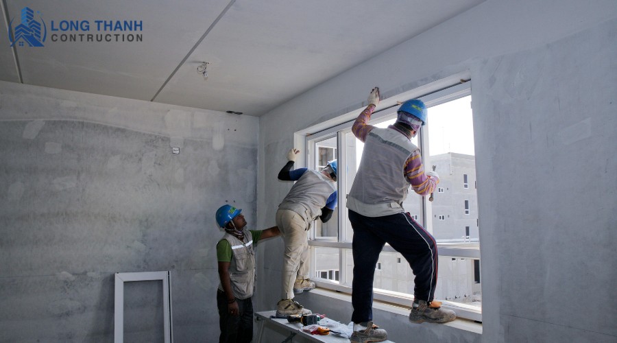 Sơn sửa nhà đẹp và bền màu với Long Thành Construction